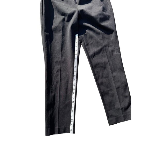 Talbots Black Curvy Fit Dress Pants Sz 8P Polyester Womens Trousers Office Forma - Picture 4 of 5